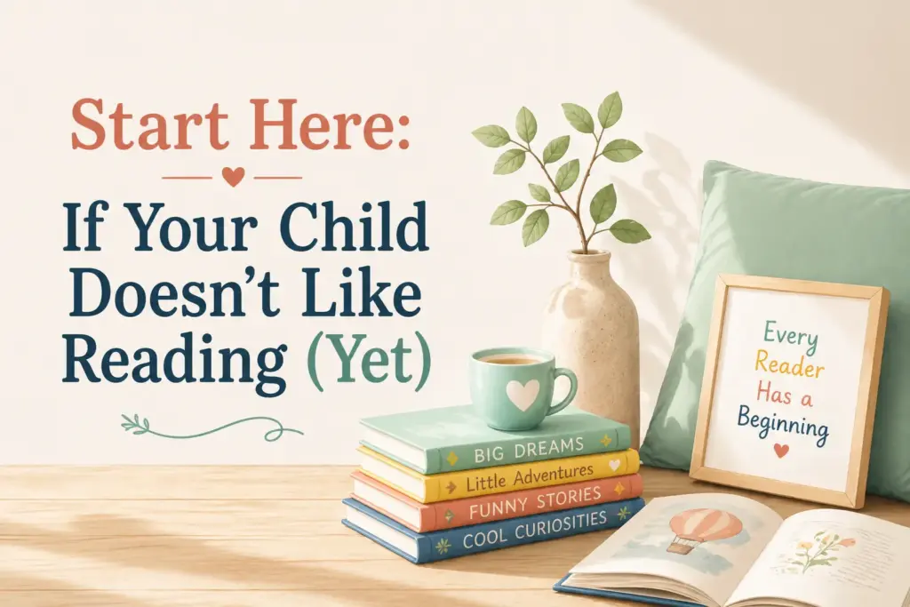 If your child doesnt like reading yet
